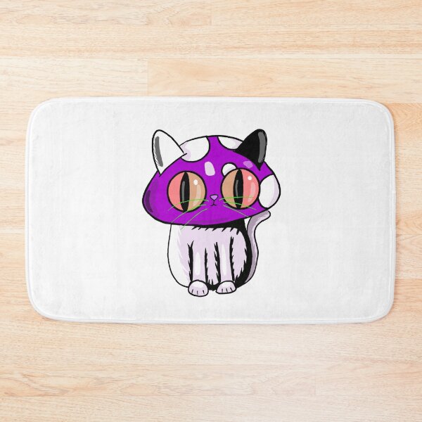 Item preview, Purple mushroom cat designed and sold by Colonels  Basement.