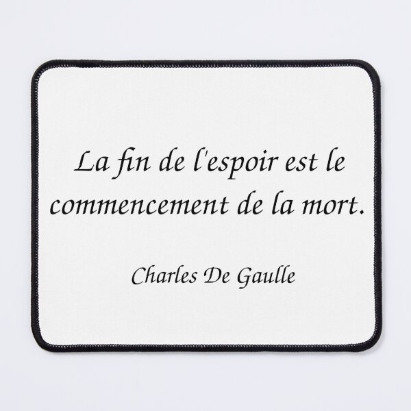 Item preview, Charles De Gaulle Quote designed and sold by LordRaccoon.