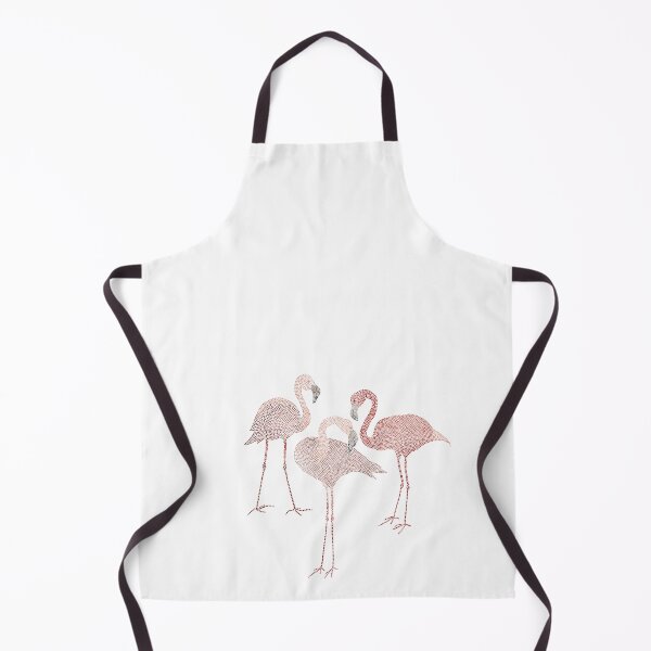 Item preview, Three pink flamingos on sand beige designed and sold by LavishSeason.
