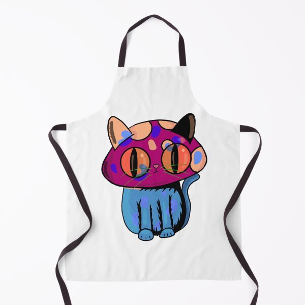 Item preview, Pink and blue mushroom cat designed and sold by Colonels  Basement.