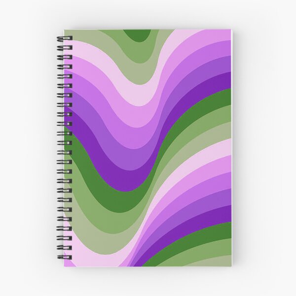 Item preview, purple green wave, mid century modern art, 1960s mod, in mod we trust, london mod, sixties, abstract pattern, psychedelic art designed and sold by Nostrathomas66.