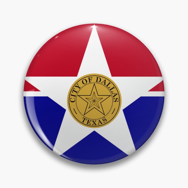 Item preview, Dallas Texas City Flag   designed and sold by FiveRedBats.