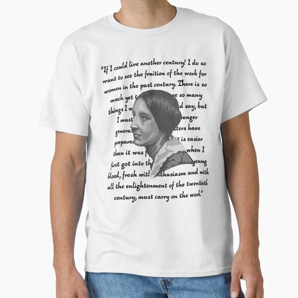 Vista previa del artículo con la obra «Retrato y cita de Susan B. Anthony», diseñado y vendido por Unhinged Heather.
