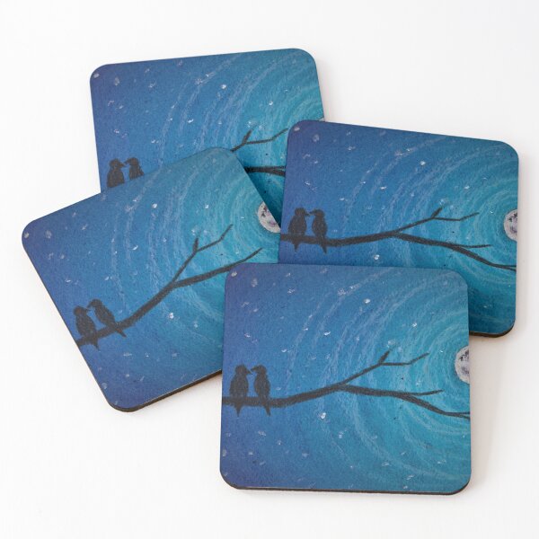 Item preview, Moonlit Love Birds designed and sold by kelseyruiz.