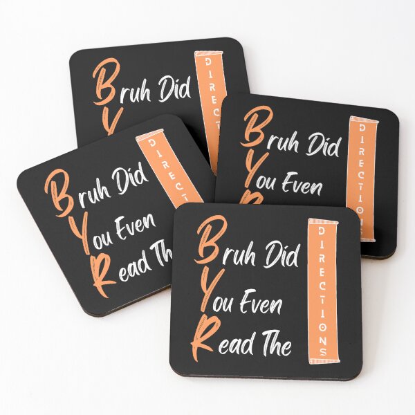 Item preview, Bruh Did You Even Read The Directions T-shirt Funny Meme designed and sold by Sloyar.
