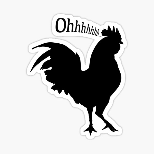 Oh Cock! Sticker