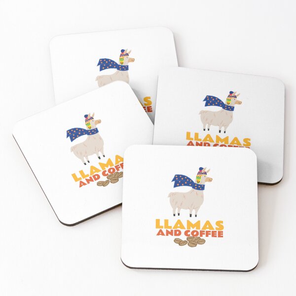 Item preview, Llamas and Coffee  designed and sold by art-fox.