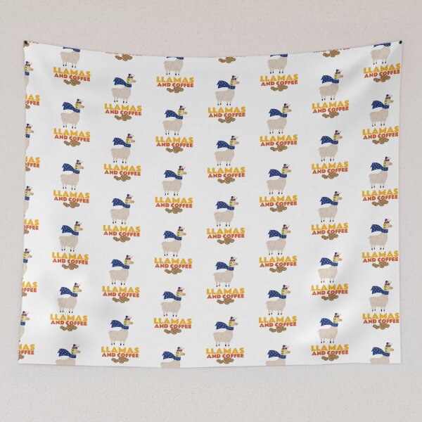 Item preview, Llamas and Coffee  designed and sold by art-fox.