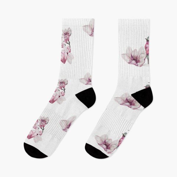 Item preview, Two Colourful Birds on Magnolia Flowers designed and sold by RonelBroderick.