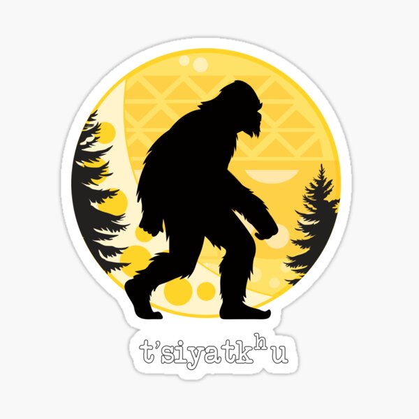 Item preview, t'siyatkhu a.k.a. Sasquatch & Chinookan Moon designed and sold by Chinook Nation.