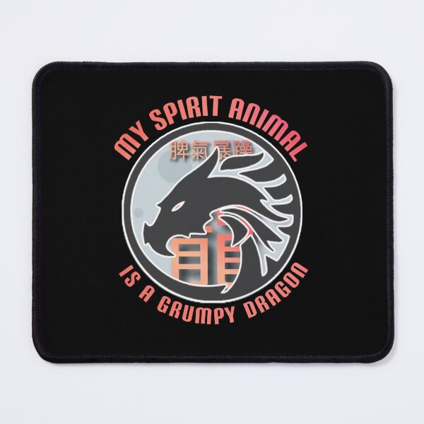 Item preview,  My spirit animal is a grumpy dragon. designed and sold by Umiska.