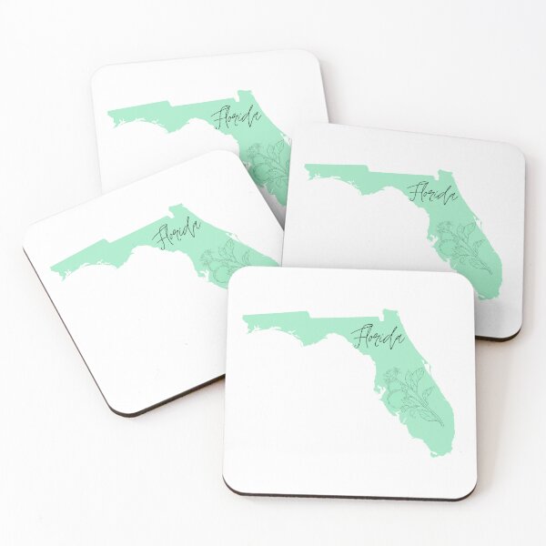 Artikelvorschau, Florida - Staatsblume - Seafoam Green entworfen und verkauft von CozyMcGee.