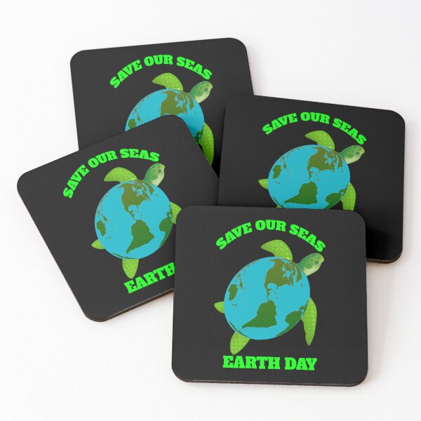 Item preview, Earth Day Save the Sea Turtles and Oceans designed and sold by KeysTreasures.