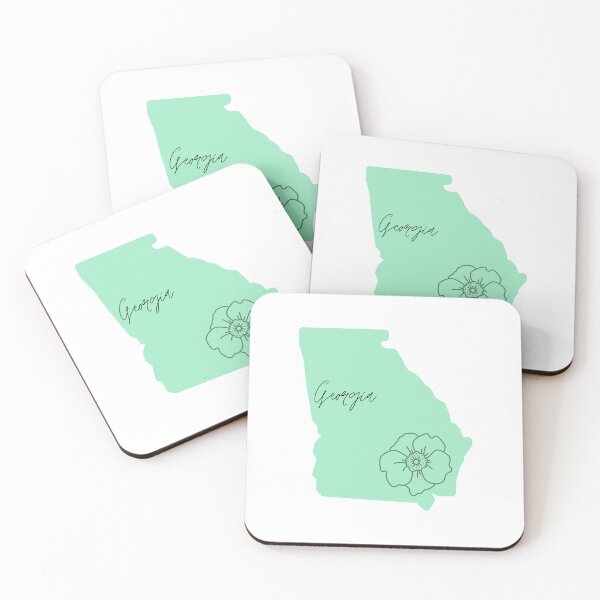 Artikelvorschau, Georgia - Staatsblume - Seafoam Green entworfen und verkauft von CozyMcGee.