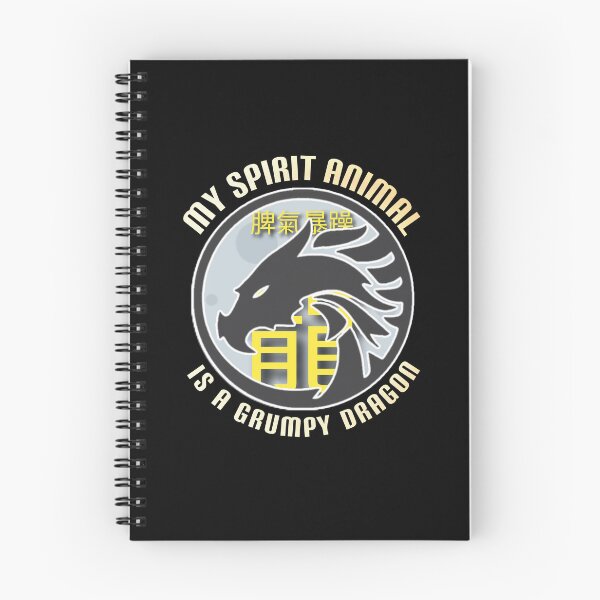 Item preview, My spirit animal is a grumpy dragon. designed and sold by Umiska.