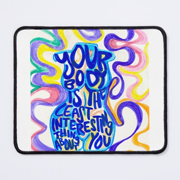 Item preview, body positive squiggle art! designed and sold by Zoë Witherspoon.