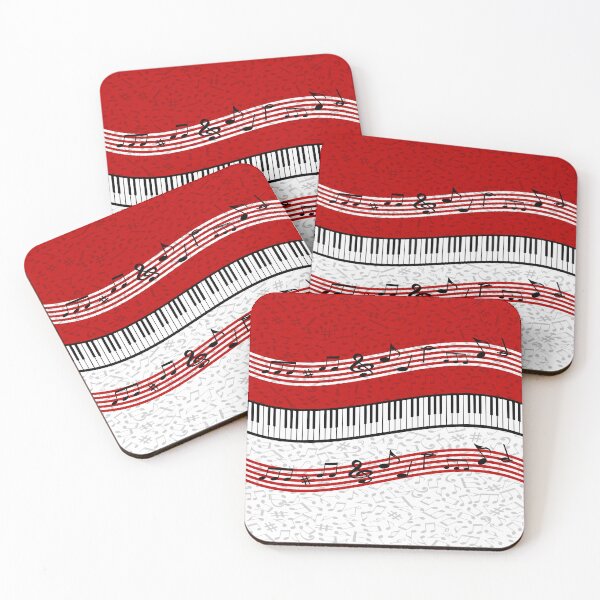 Item preview, Red white and black music designed and sold by Auslandesign.
