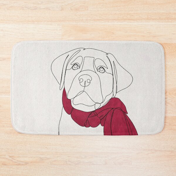 Item preview, Labrador Pup with Red Scarf designed and sold by rmcbuckeye.