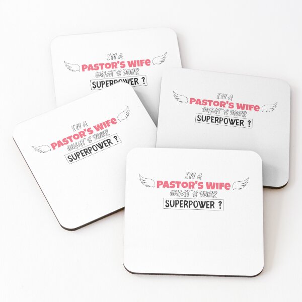 Item preview, I'm a Pastor's Wife What's Your Superpower ? designed and sold by BlueBlackSky.