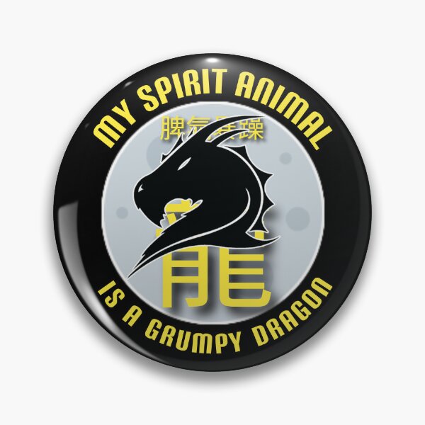 Item preview,  My spirit animal is a grumpy dragon. designed and sold by Umiska.