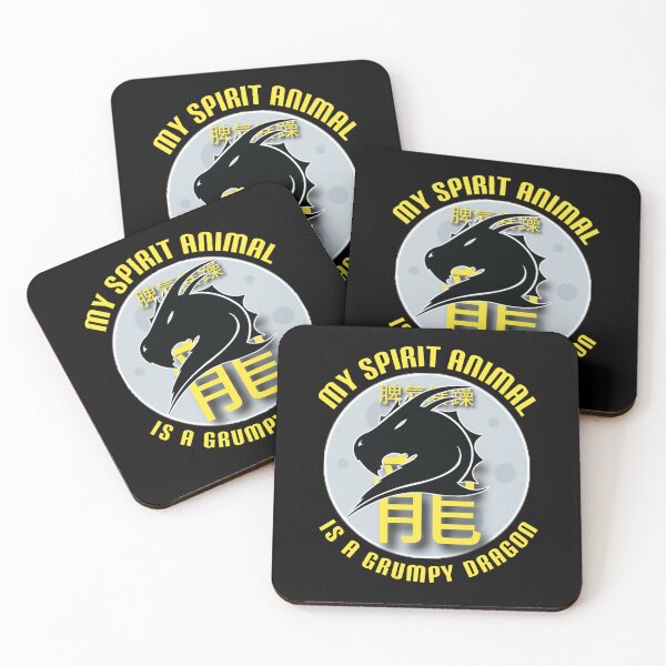 Item preview,  My spirit animal is a grumpy dragon. designed and sold by Umiska.