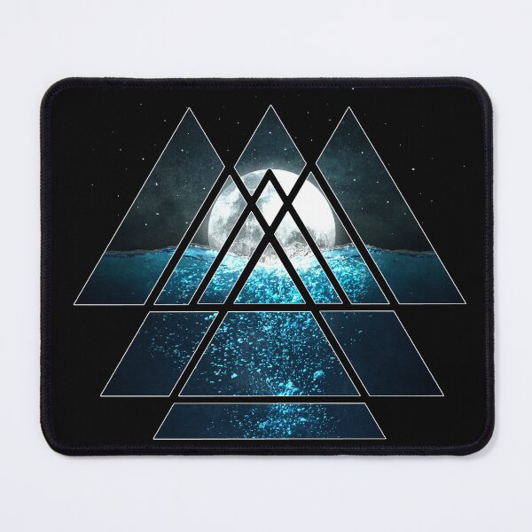 Item preview, Sacred Geometry Triangles - Oceanic Moon designed and sold by maryedenoa.