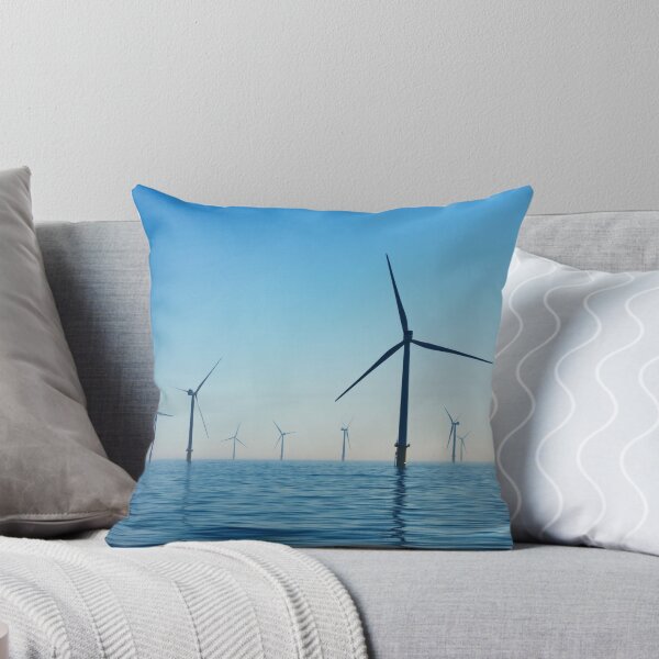 Item preview, Windmill on blue ocean designed and sold by EngineersArt.