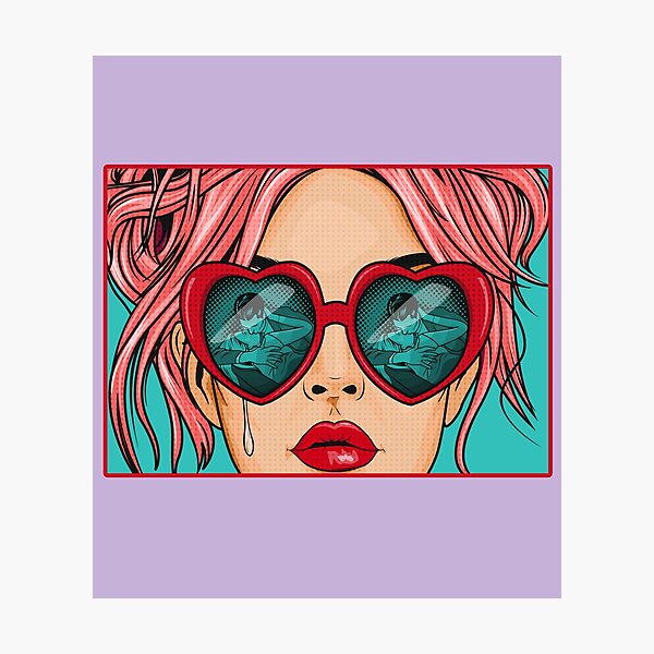 Item preview, Women Crying Pop Art designed and sold by VitezCrni.