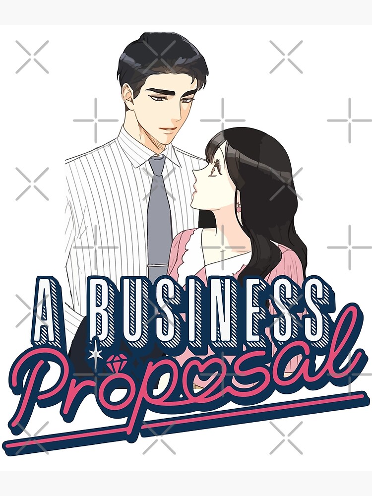 A Business Proposal Webtoon Artwork Fanart Poster By Ani Pop Redbubble   Flat,750x,075,f Pad,750x1000,f8f8f8 