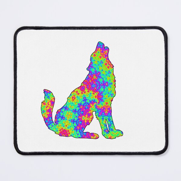 Item preview, Howling Wolf Psychedelic fractal designed and sold by outkast-oasis.