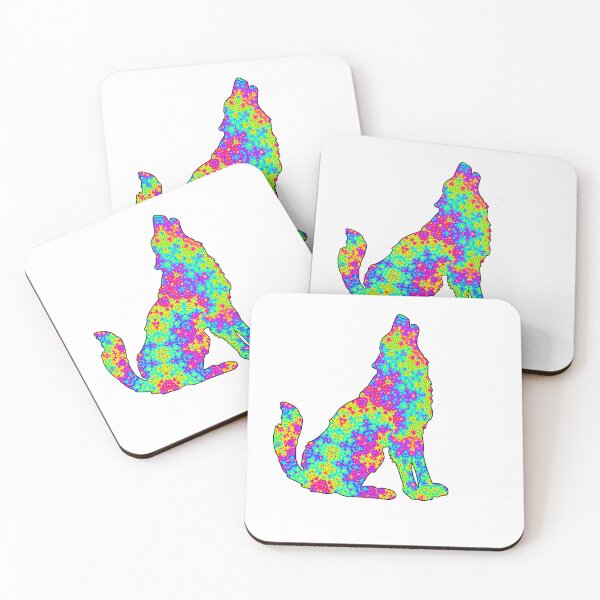 Item preview, Howling Wolf Psychedelic fractal designed and sold by outkast-oasis.