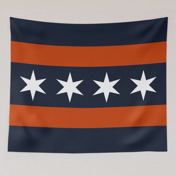 Item preview, Chicago City Flag - Bears designed and sold by HootMoose.