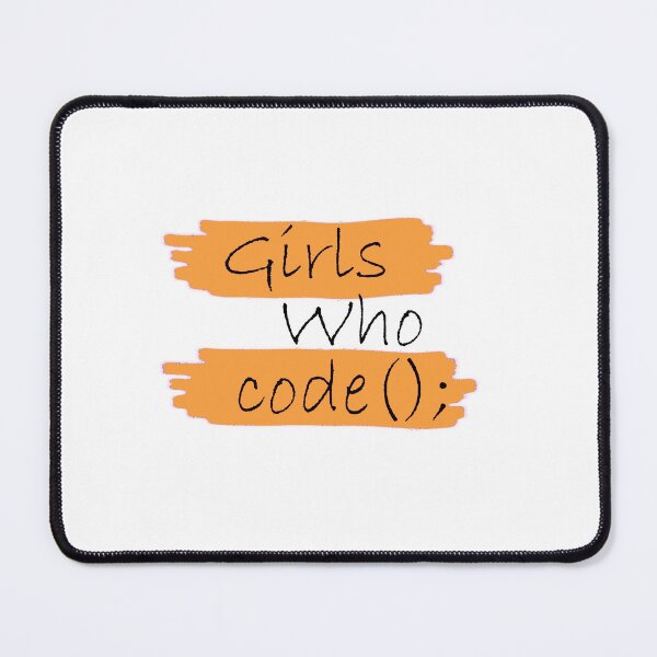 Item preview, Girls who code() -Orange designed and sold by ECKDesign.