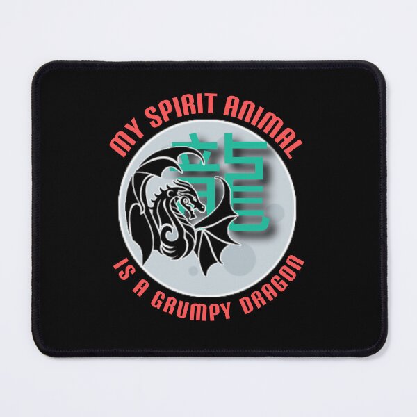 Item preview,  My spirit animal is a grumpy dragon. designed and sold by Umiska.