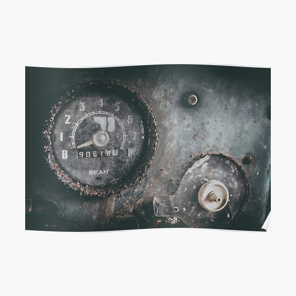 "Crusty Gauge" Poster for Sale by butterbean57 Redbubble