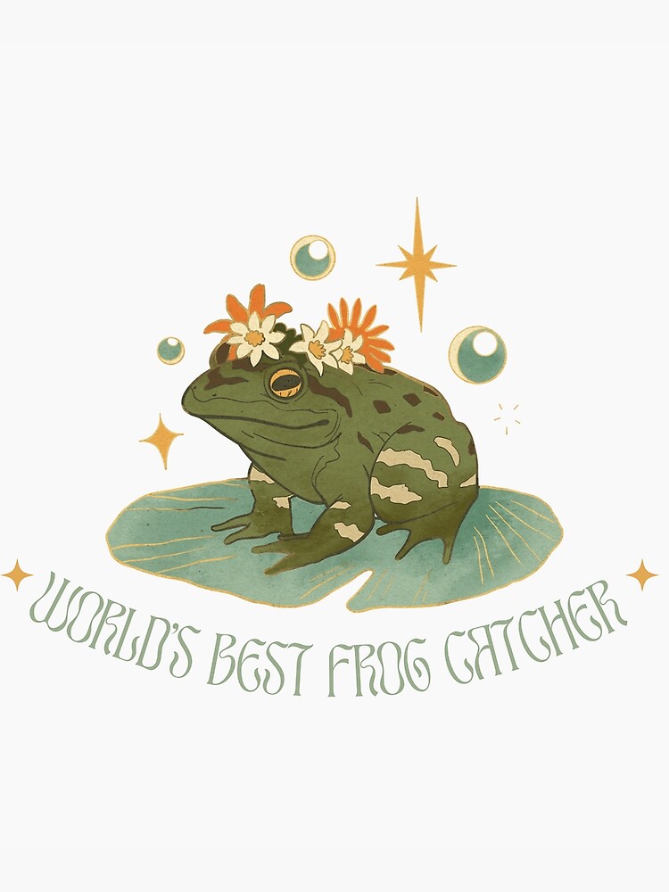 World's Best Frog Catcher Art Print for Sale by badretop