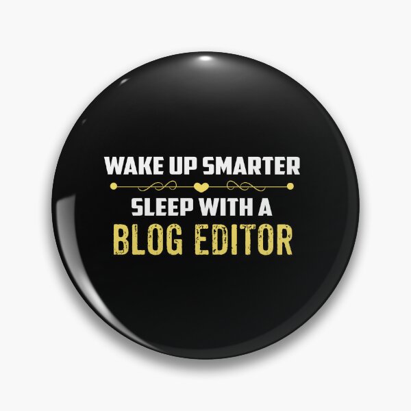 Item preview, Wake Up Smarter Sleep With A BLOG EDITOR designed and sold by Just Be Different.
