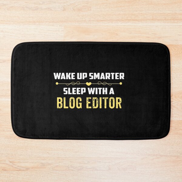 Item preview, Wake Up Smarter Sleep With A BLOG EDITOR designed and sold by Just Be Different.