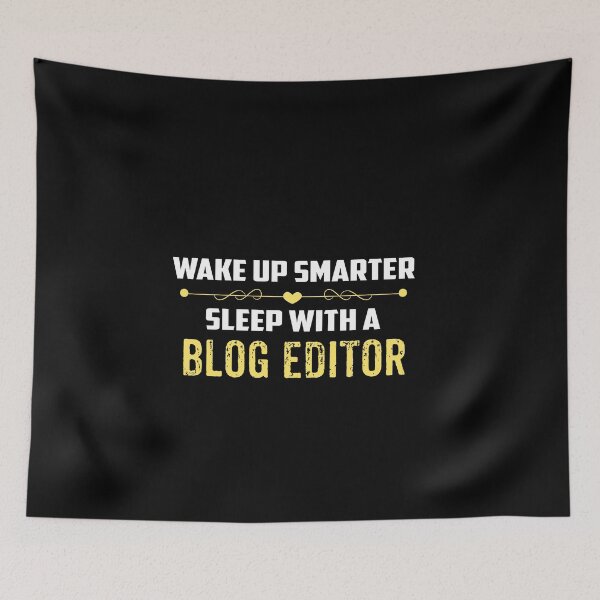 Item preview, Wake Up Smarter Sleep With A BLOG EDITOR designed and sold by Just Be Different.