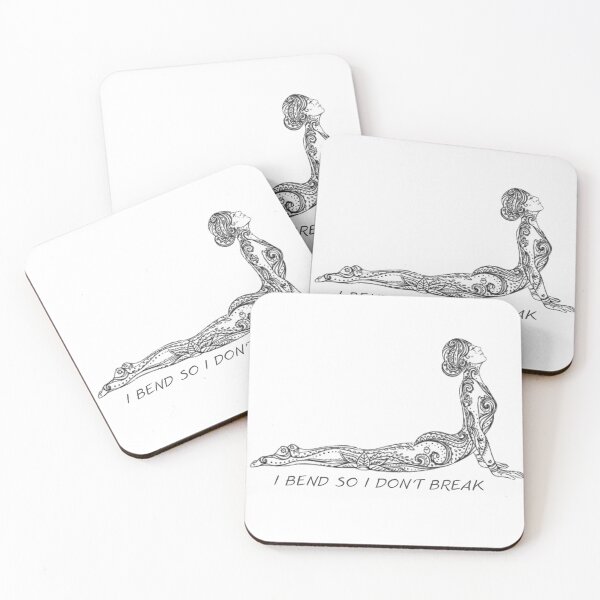 Item preview, I bend so I don't break yoga quote designed and sold by soniaaseguin.