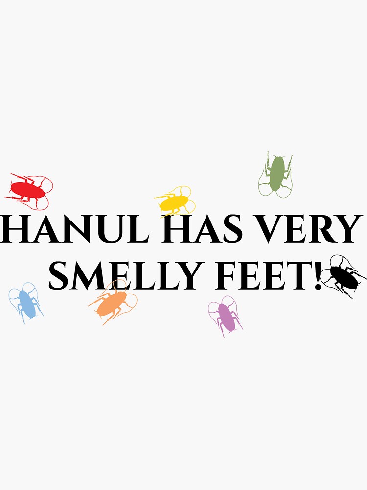 "Sisters Smelly Feet" Sticker by JamesNoh Redbubble