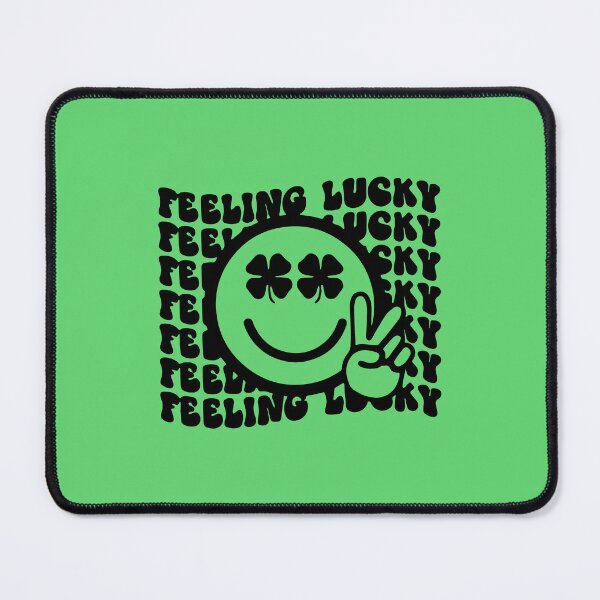Item preview, Feeling Lucky Happy Face, Saint Patricks Celebration,Irish Lucky Four Leaf clover,Peace signe T-shirt and Mug designed and sold by Eddyed.