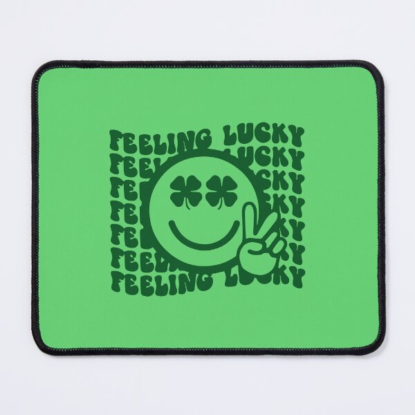 Item preview, Feeling Lucky Happy Face, Saint Patricks Celebration,Irish Lucky Four Leaf clover,Peace signe T-shirt and Mug designed and sold by Eddyed.