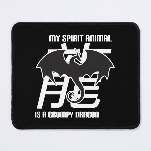Item preview,  My spirit animal is a grumpy dragon. designed and sold by Umiska.