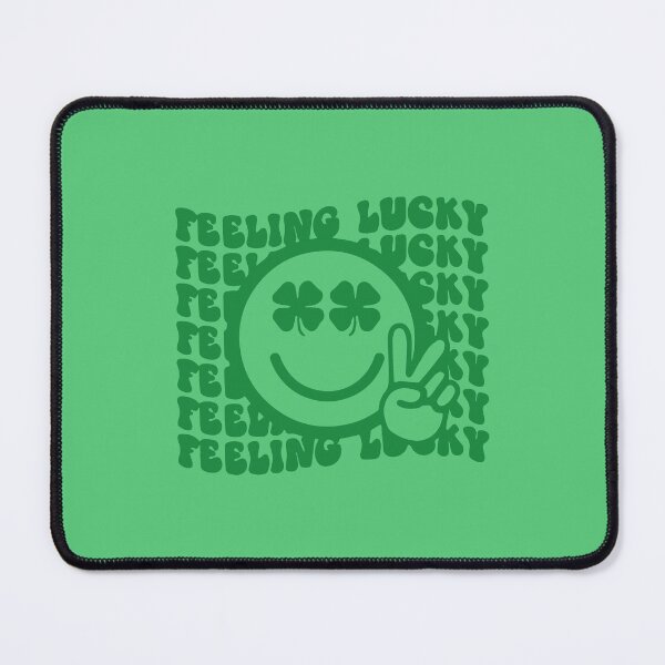 Item preview, Feeling Lucky Happy Face, Saint Patricks Celebration,Irish Lucky Four Leaf clover,Peace signe T-shirt and Mug designed and sold by Eddyed.