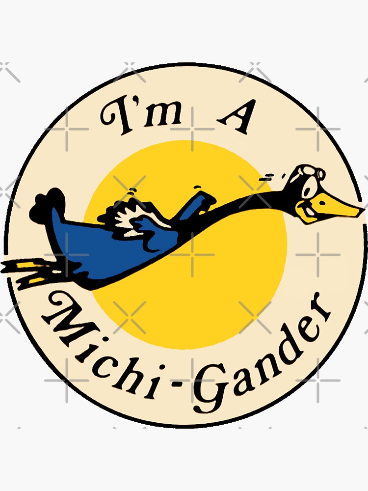 Thumbnail 3 of 3, Sticker, I'm a Michi-Gander Vintage designed and sold by hilda74.