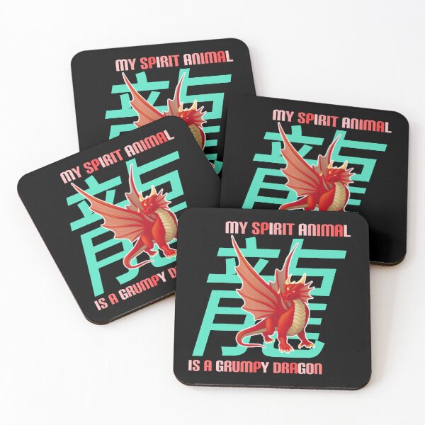 Item preview,   My spirit animal is a grumpy dragon. designed and sold by Umiska.