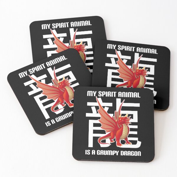 Item preview,   My spirit animal is a grumpy dragon. designed and sold by Umiska.