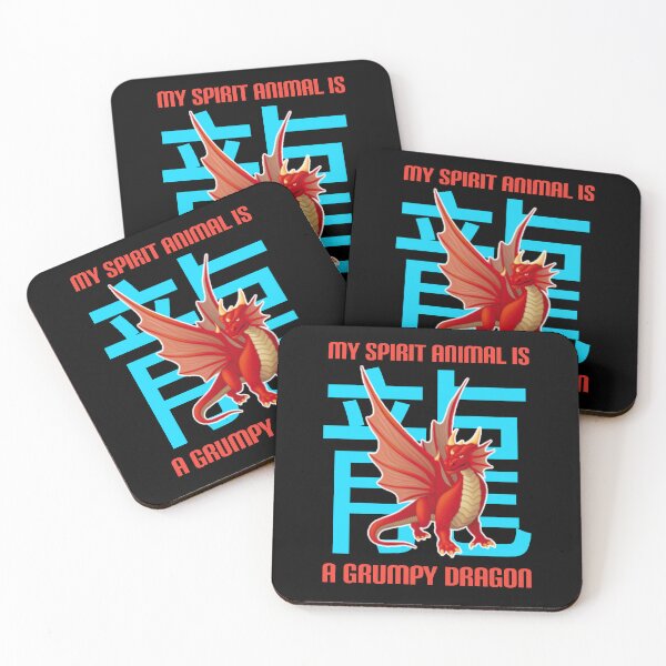 Item preview,   My spirit animal is a grumpy dragon. designed and sold by Umiska.