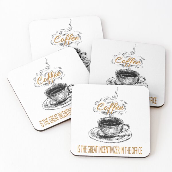 Item preview, Coffee Is The Great Incentivizer In The Office designed and sold by Cupsofdreams.